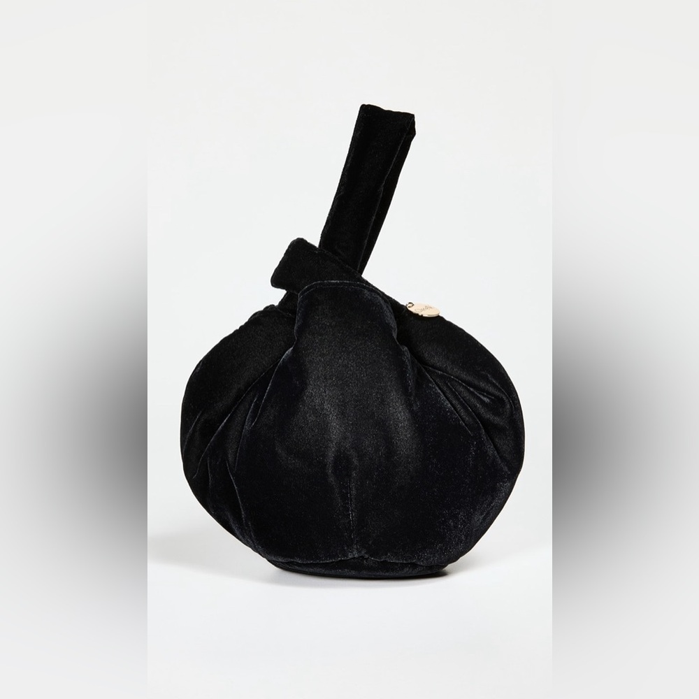 Clare V. Chou Chou Wristlet, Velvet Black